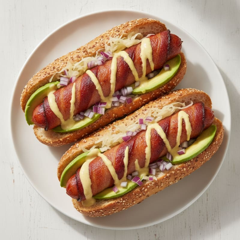 Bacon-Wrapped Hot Dogs