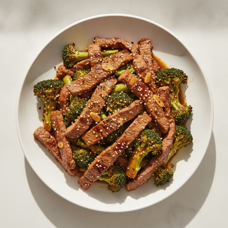 Sesame Beef and Broccoli Stir-Fry