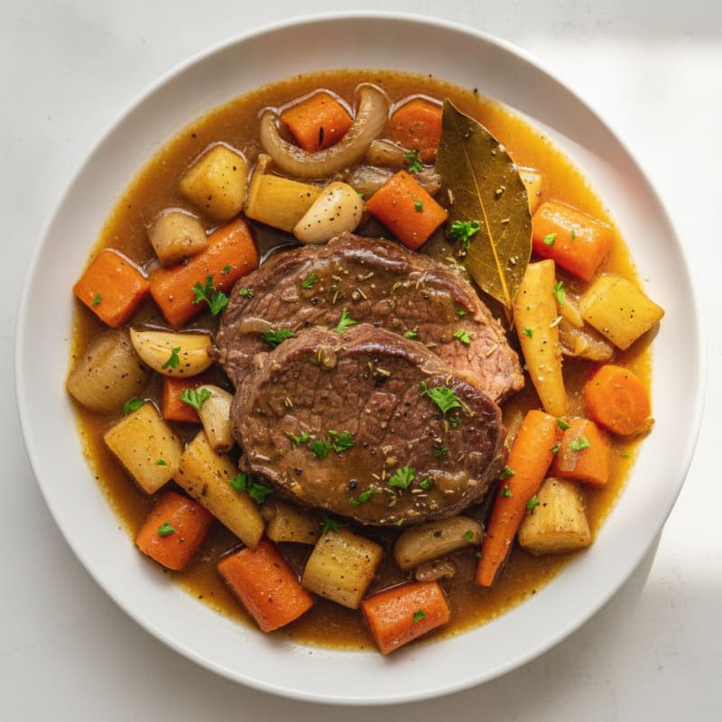 Hearty Herb Pot Roast with Root Vegetables