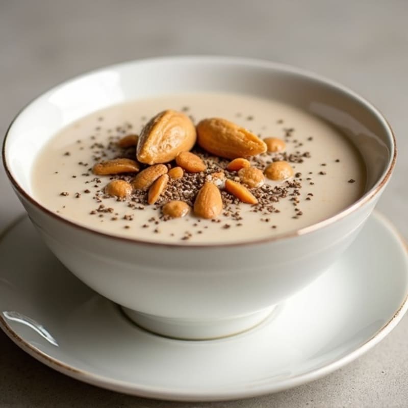Creamy Vegan Protein Pudding with Chia and Almond Butter
