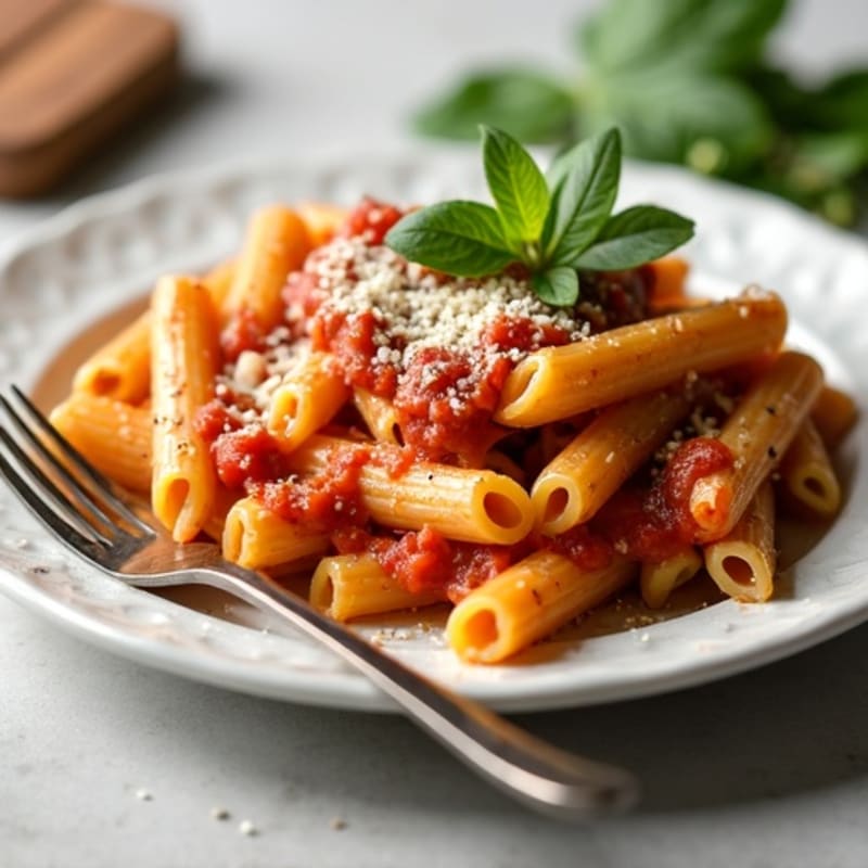 Lean Ground Turkey Baked Ziti with Creamy Ricotta and Spinach