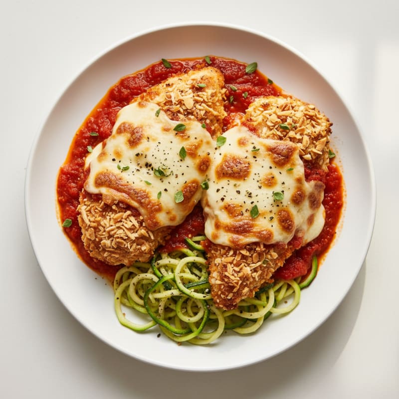 Baked Chicken Parmesan with Marinara