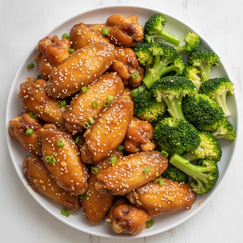 Baked Honey-Garlic Chicken Wings