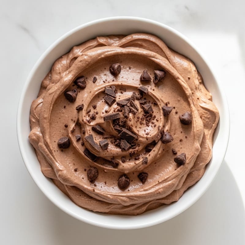 Silky Chocolate Protein Pudding with Greek Yogurt