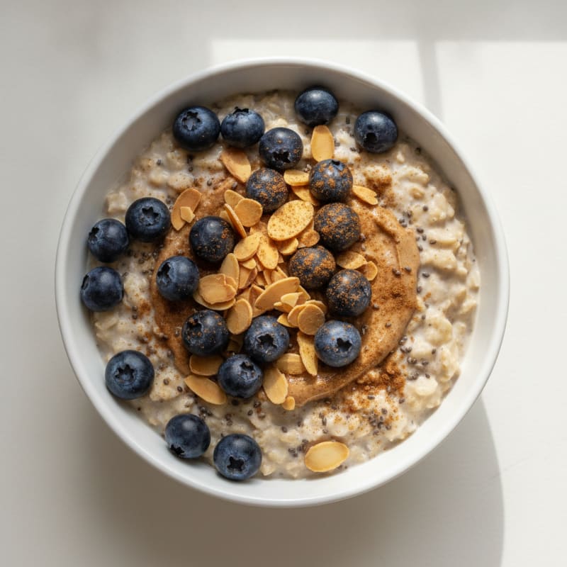 Blueberry Almond Overnight Oats