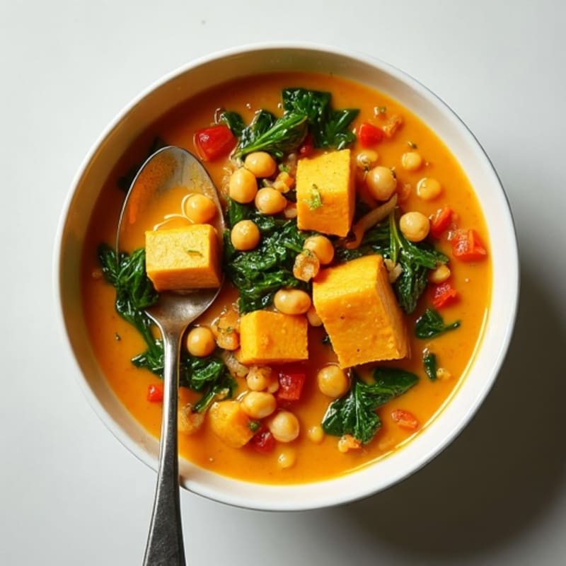 Hearty Coconut Curry Chickpea Stew