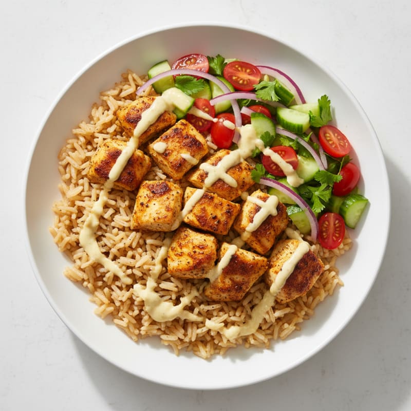 Chicken Shawarma Rice Bowl