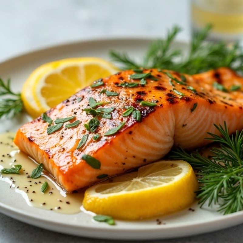 Lemon Herb Grilled Salmon