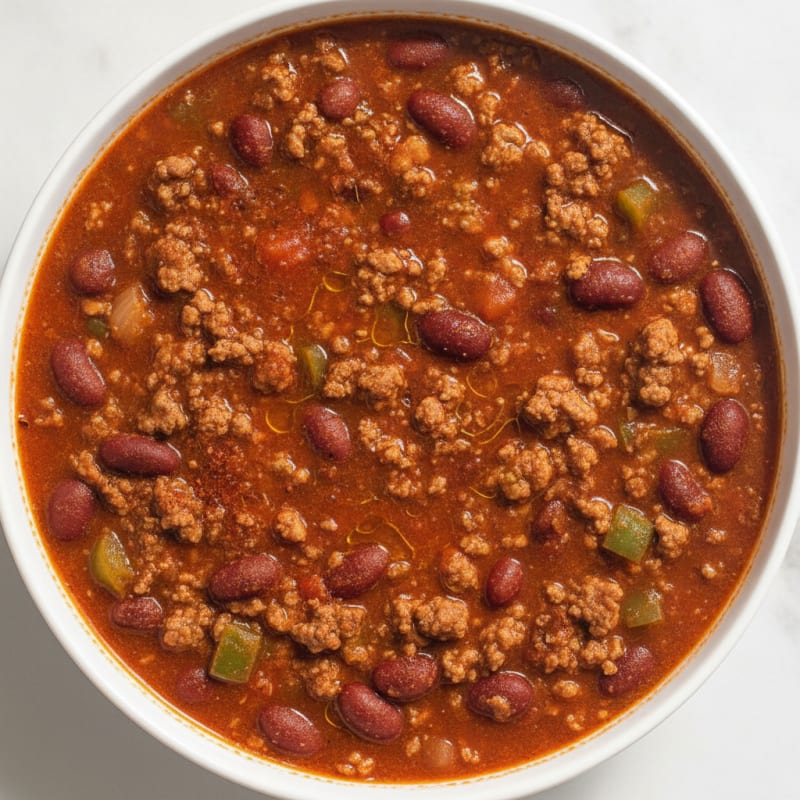 Slow Cooker Beef and Bean Chili