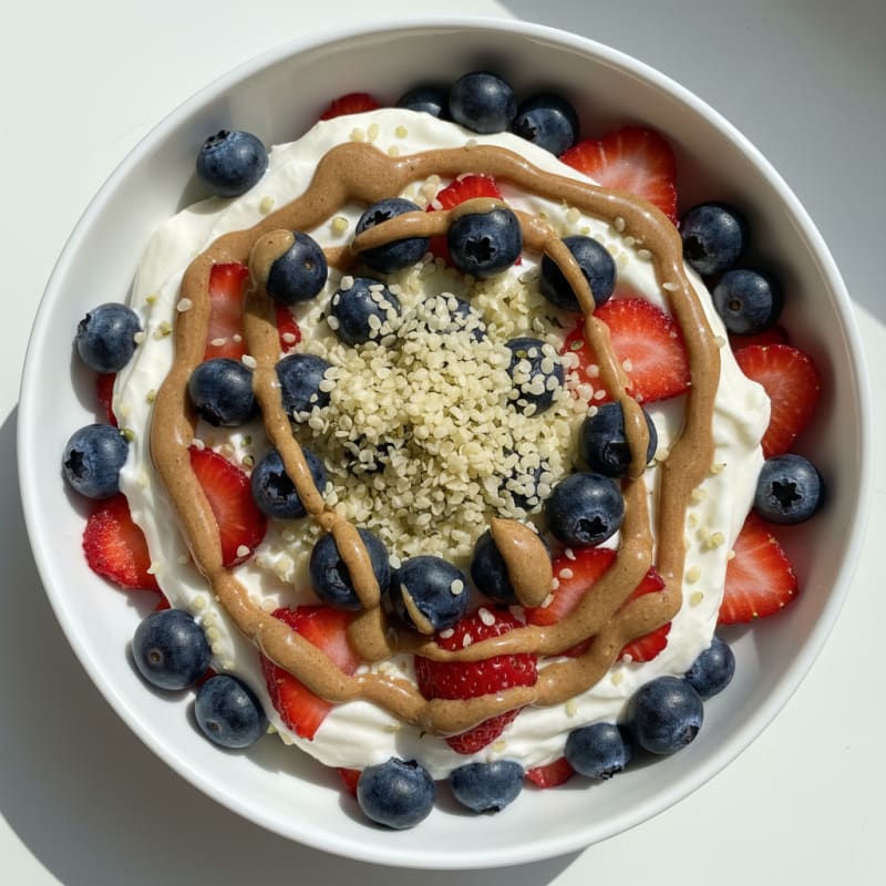 Creamy Vanilla Greek Yogurt Protein Parfait