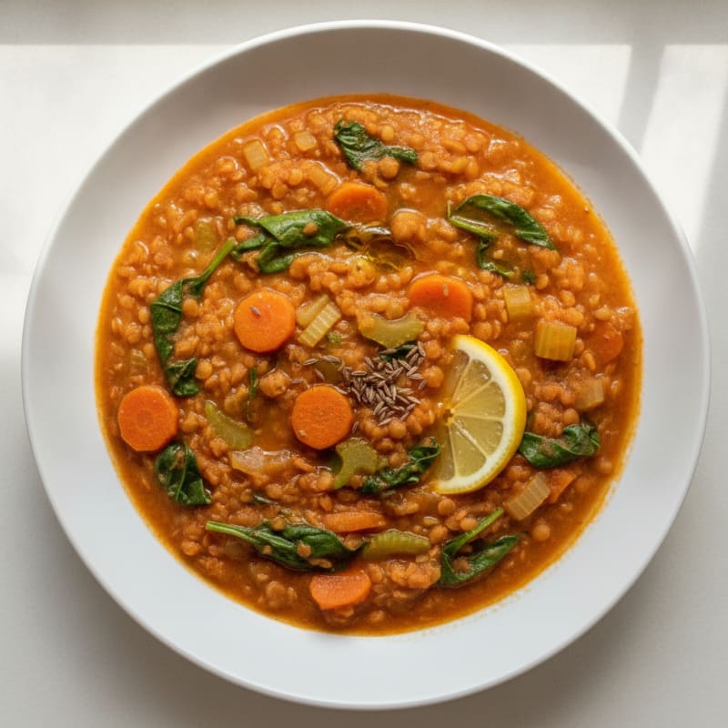 Silky Lentil and Vegetable Stew