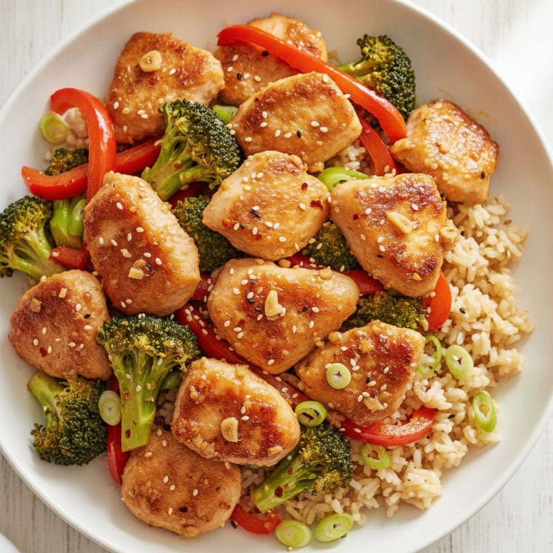 Clean General Tso's Chicken Stir-Fry
