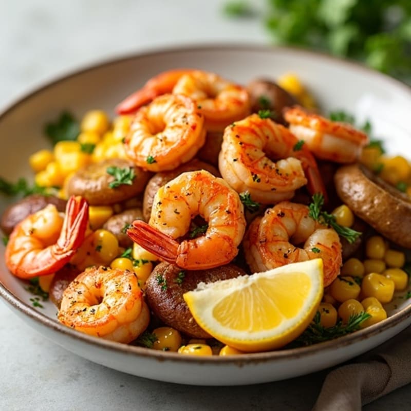 Cajun-Spiced Sheet Pan Shrimp Boil with Corn and Potatoes