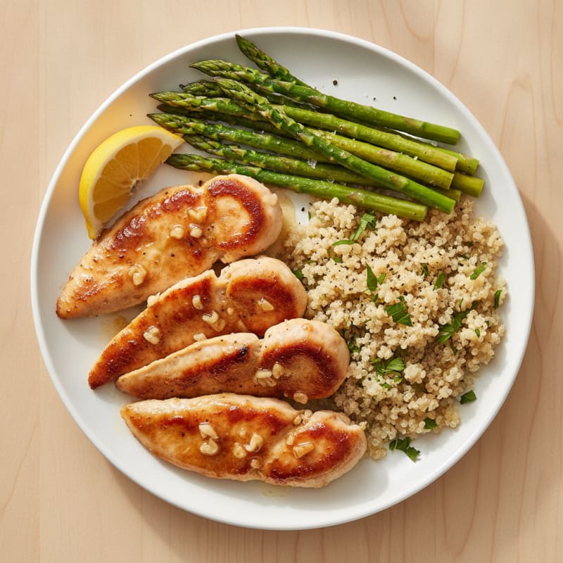 Pan-Seared Chicken Tenderloins with Garlic Butter