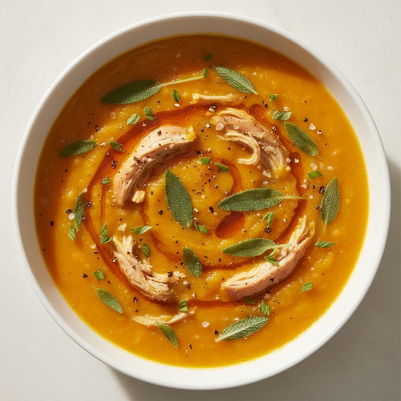 Hearty Pumpkin and Sage Soup