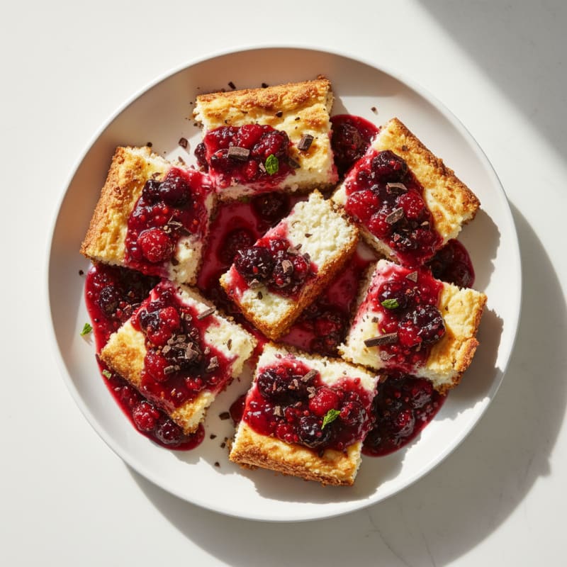 Mixed Berry Cottage Cheesecake Bites