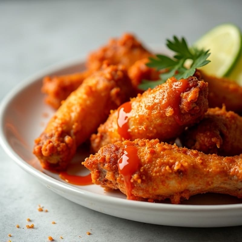 Crispy Baked Buffalo Chicken Wings
