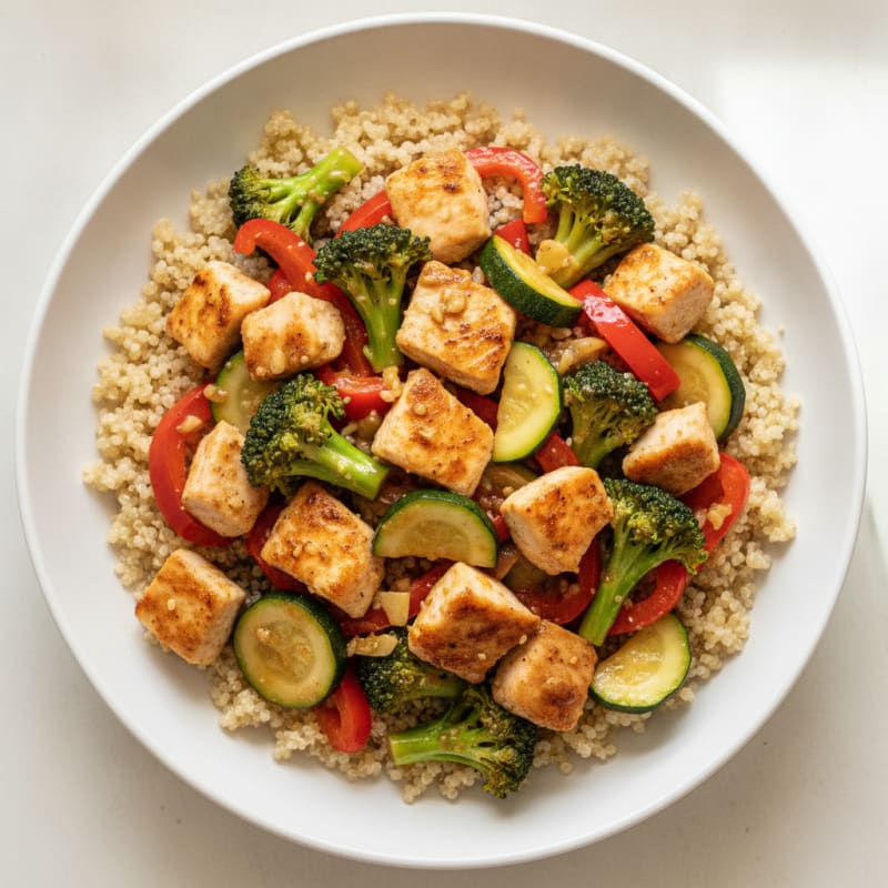 Chicken and Veggie Power Bowl