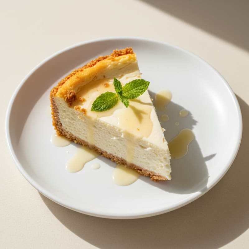 Creamy Greek Yogurt Protein Cheesecake