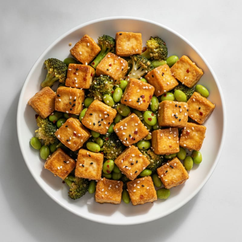 Sesame Tofu Stir-Fry