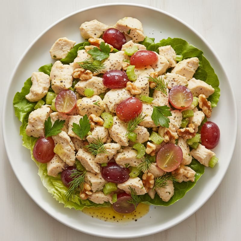 Lemon-Herb Chicken Salad with Grapes