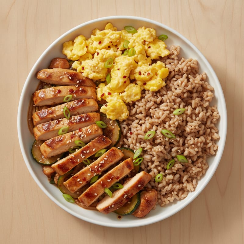 Chicken Bulgogi with Scrambled Egg