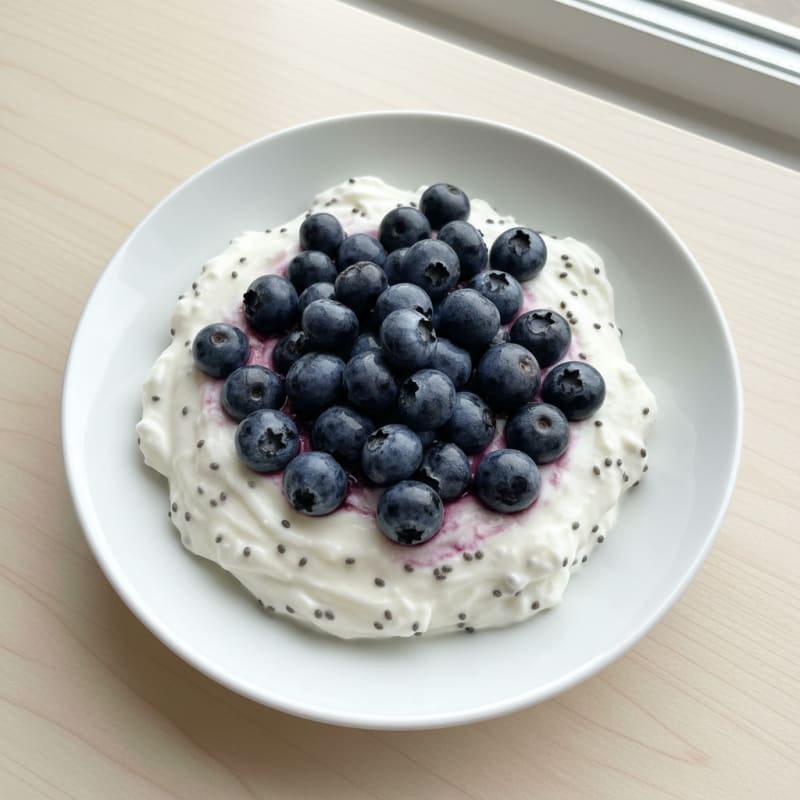 Creamy Greek Yogurt Protein Parfait with Chia Seeds