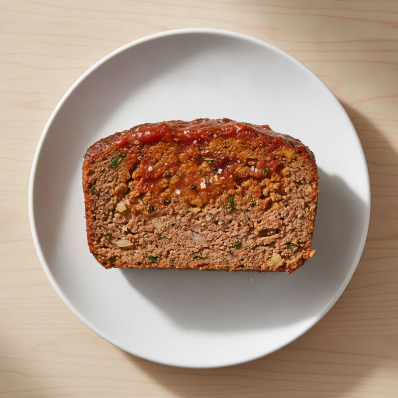 Homestyle Herb-Garlic Beef Meatloaf