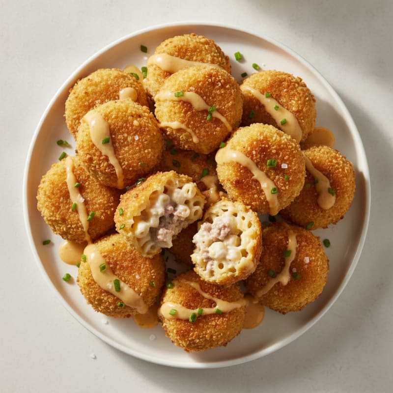 Golden Mac & Cheese Bites