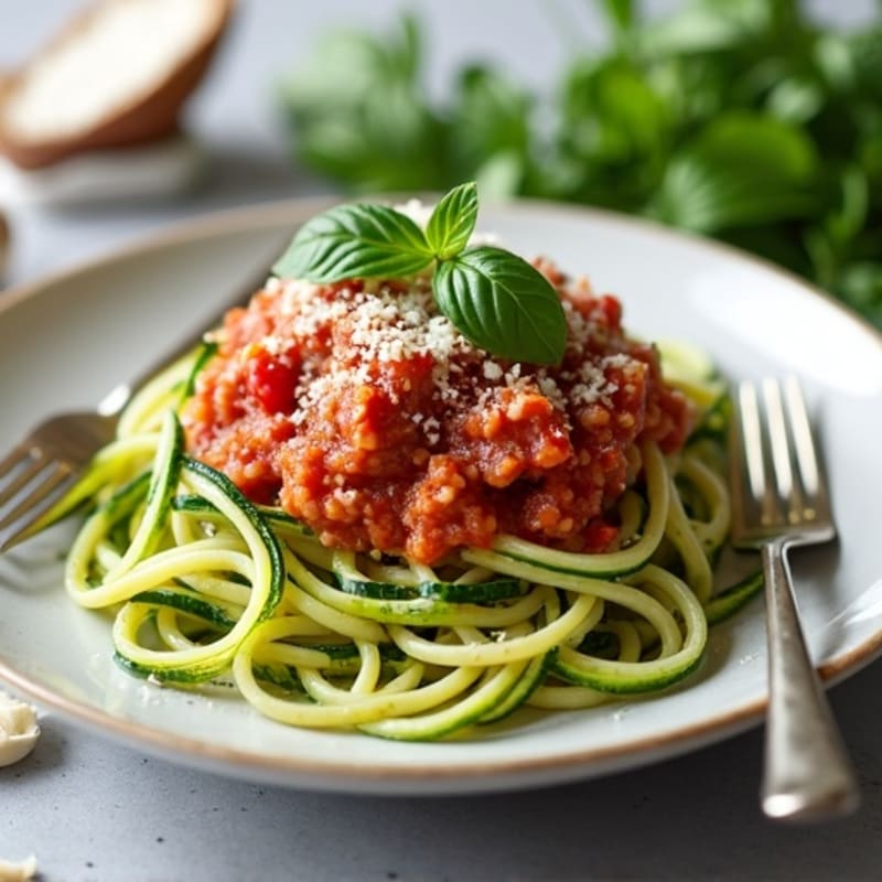 Protein-Packed Turkey and Zucchini Noodle Marinara
