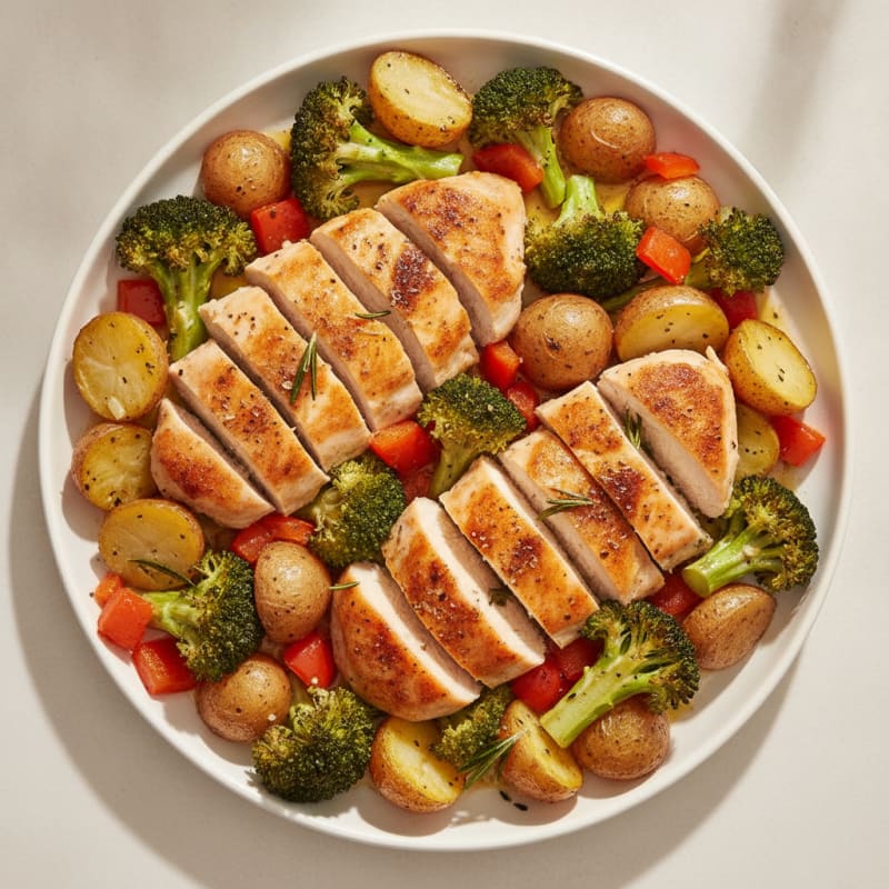Sheet Pan Lemon Herb Chicken
