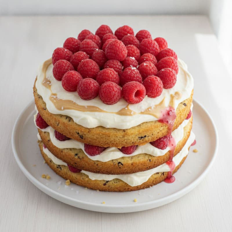 Classic Vanilla Bean Birthday Cake