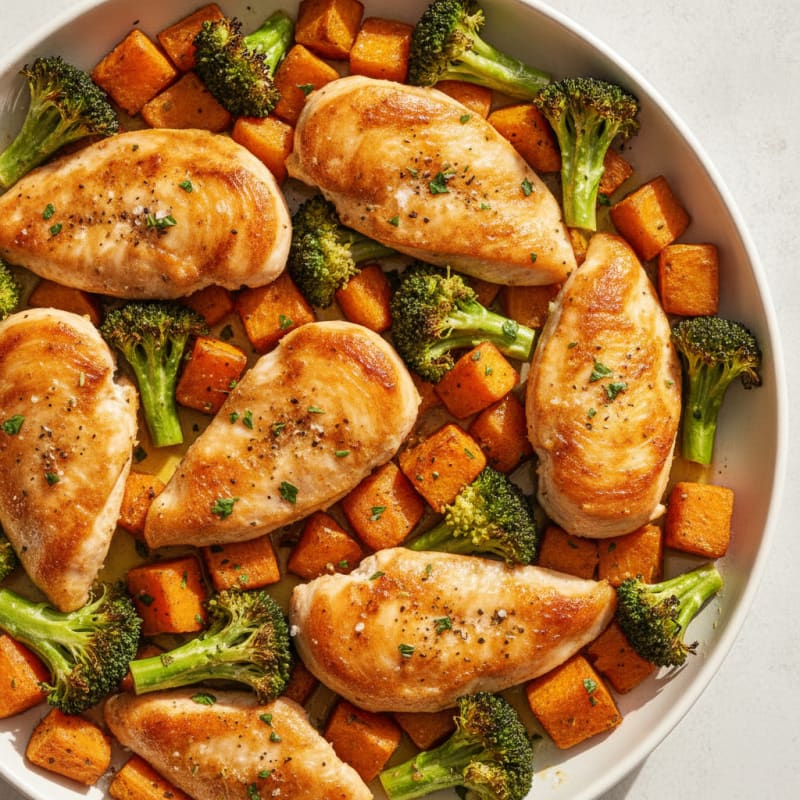 Sheet Pan Lemon Herb Chicken and Veggies