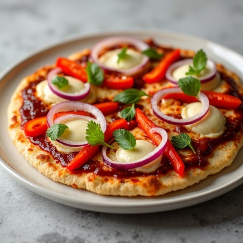 High-Protein BBQ Chicken Pizza
