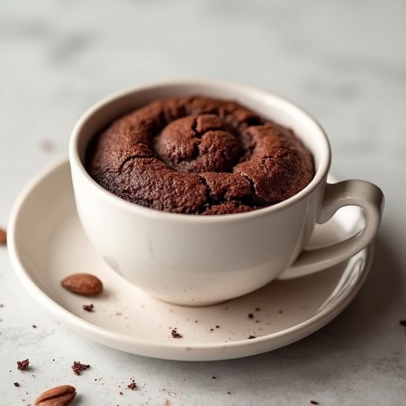 Healthy Chocolate Protein Mug Cake