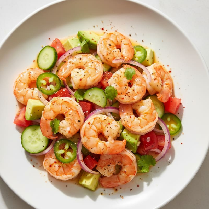 Zesty Chili-Lime Shrimp Ceviche with Avocado