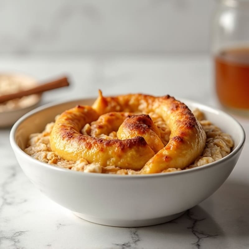 Cinnamon Swirl Protein Baked Oats