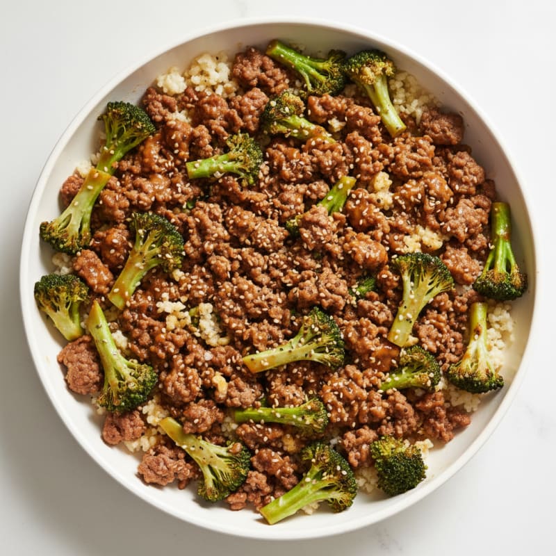 Sesame Beef and Broccoli Skillet