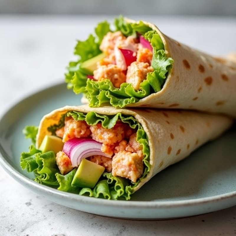 Fresh Spicy Tuna Wraps