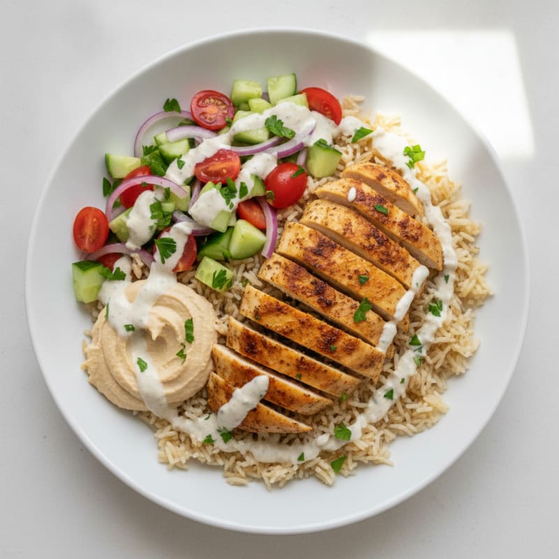 Chicken Shawarma Rice Bowl