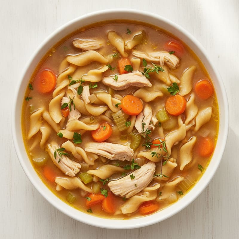 Hearty Chicken Noodle Soup