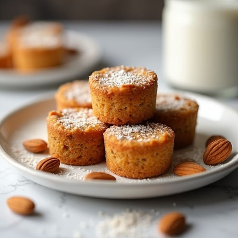 Protein-Packed Almond-Coffee Mini Cakes