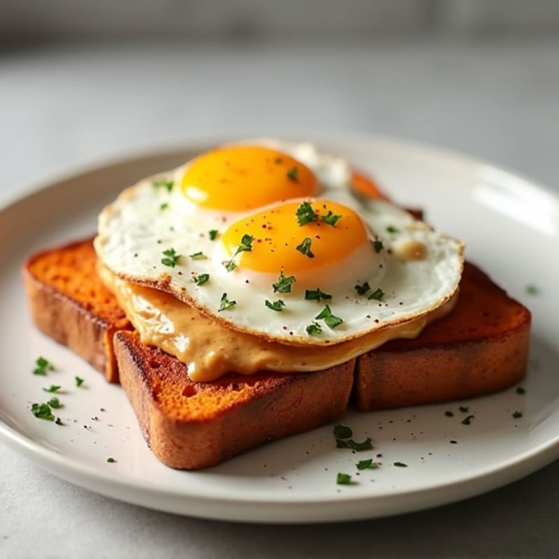 Energy-Packed Sweet Potato Toast with Almond Butter and Eggs