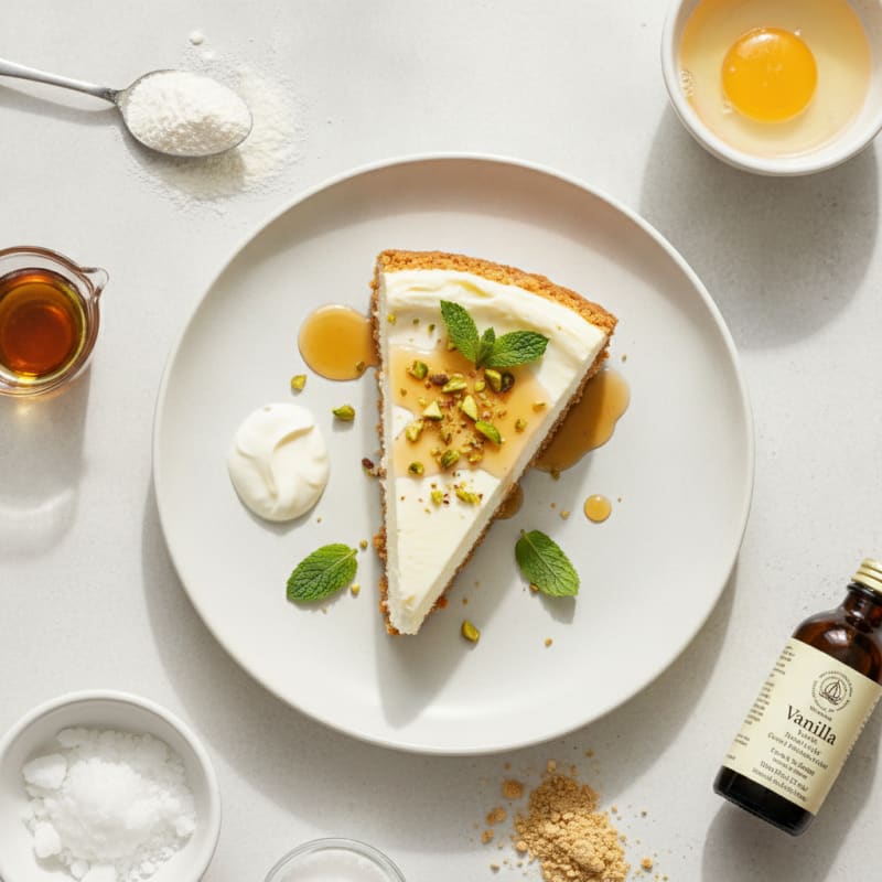 Creamy Greek Yogurt Protein Cheesecake
