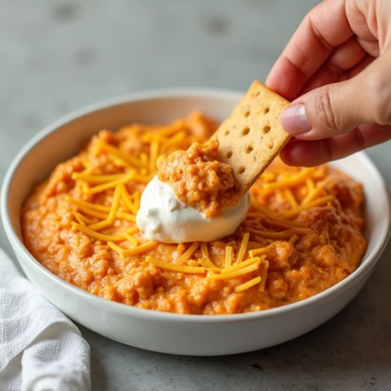 Creamy Greek Yogurt Buffalo Chicken Dip