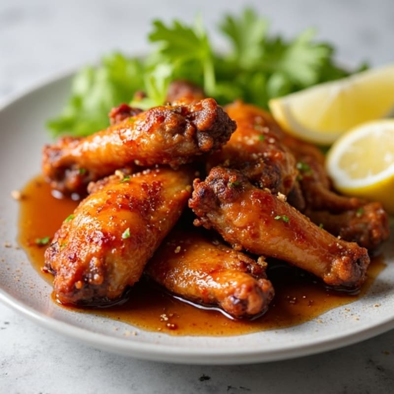 Crispy Honey Glazed Chicken Wings