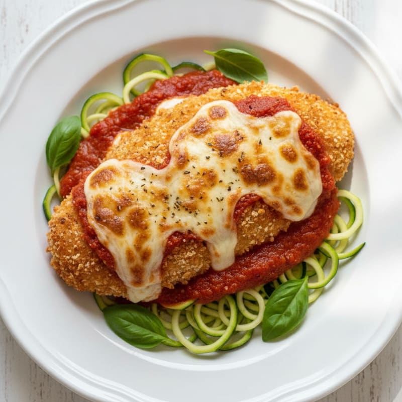 Crispy Chicken Parmesan with Marinara Sauce