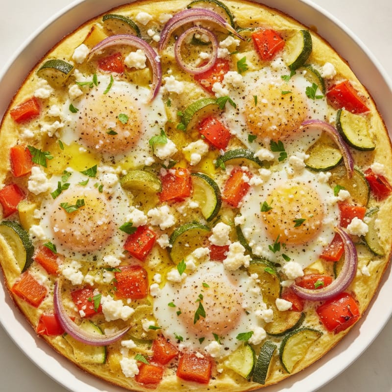 Sheet Pan Eggs and Roasted Vegetables