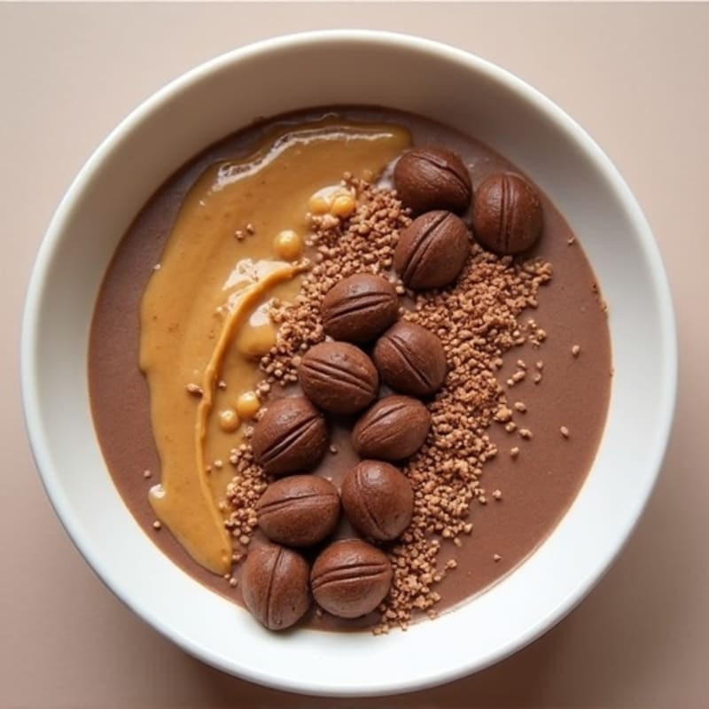 Creamy Chocolate Peanut Butter Protein Chia Pudding
