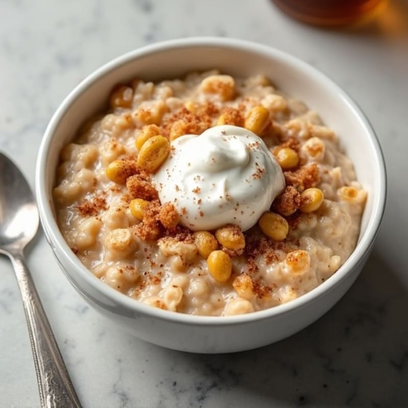 Protein-Packed Creamy Steel Cut Oatmeal